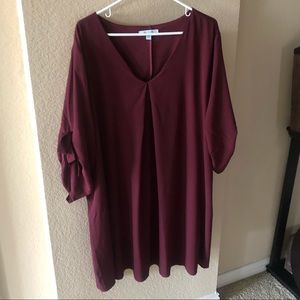 Lovely Burgundy Dress